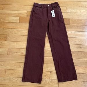 Dynamite Heidi dark brown jeans - 26 - NWT